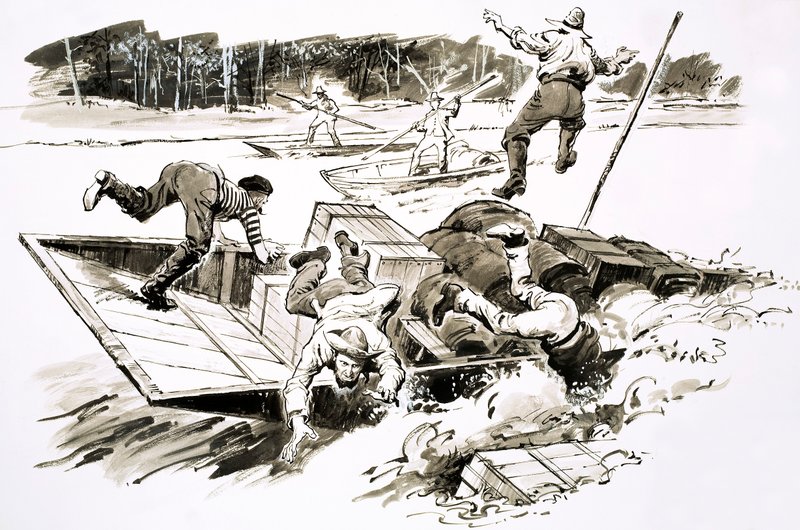 The Treasure-Hunters: Klondike Stampede by English School