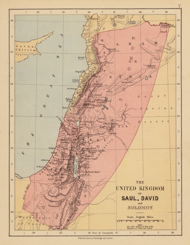 The United Kingdom of Saul, David and Solomon by English School