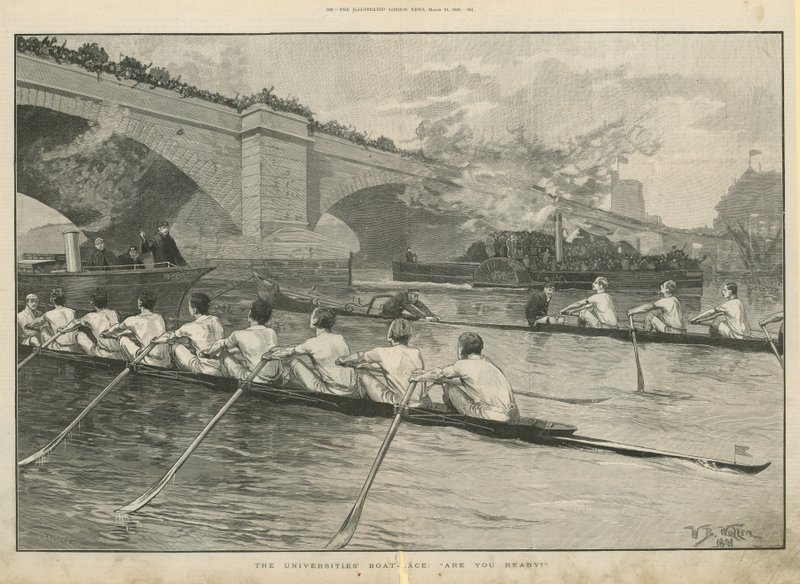 The Universities Boat Race by English School