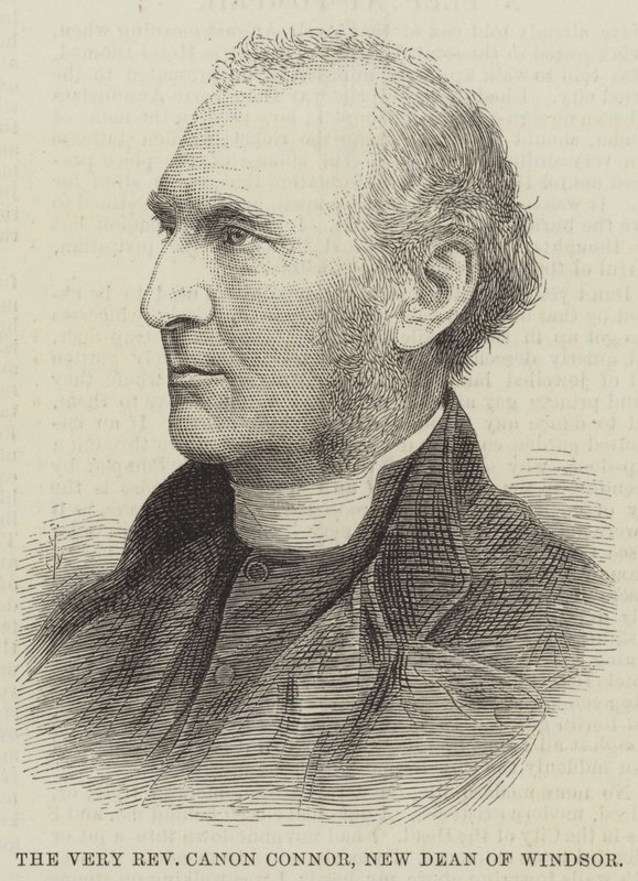 The Very Reverend Canon Connor, New Dean of Windsor by English School