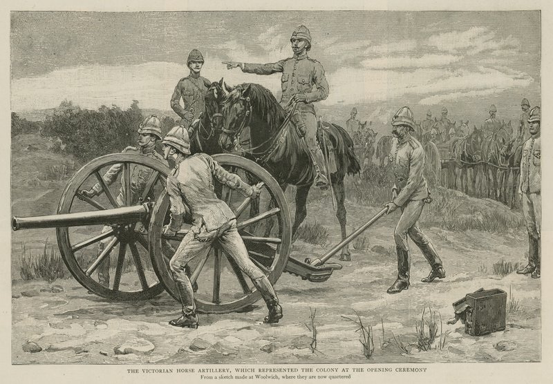 The Victorian Horse Artillery by English School