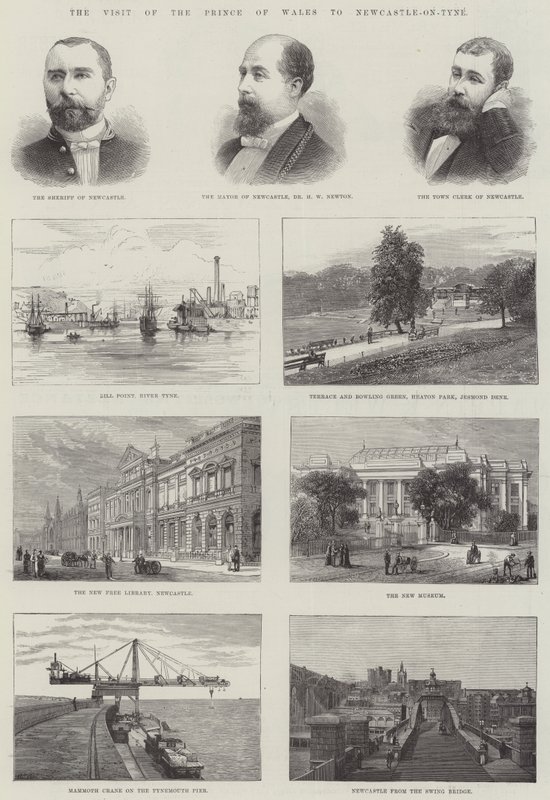 The Visit of the Prince of Wales to Newcastle-on-Tyne by English School