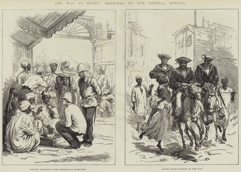 The War in Egypt by English School