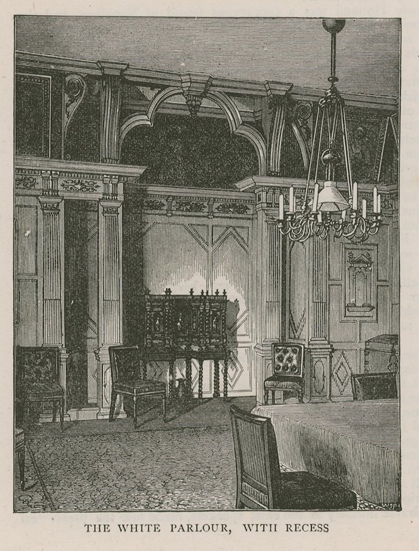 The White Parlour, with Recess, Holland House by English School