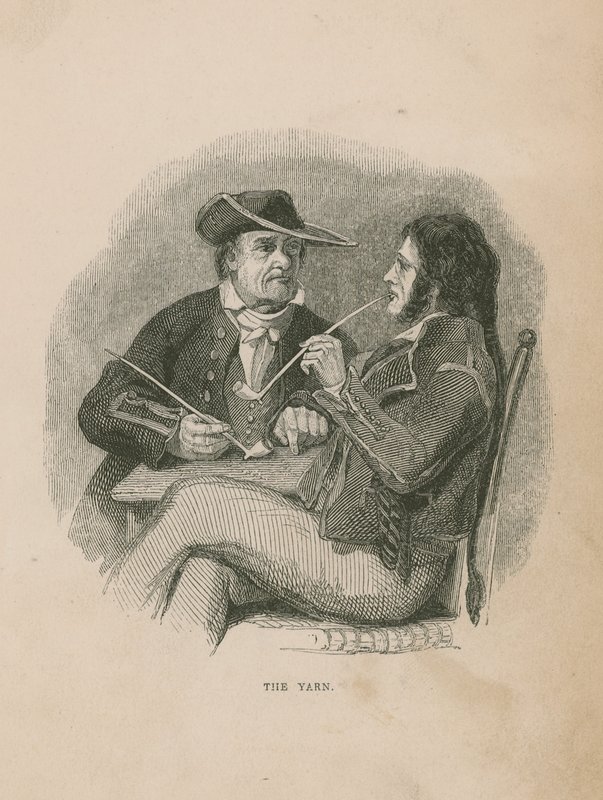 The Yarn; Illustration from Poor Jack by Frederick Marryat by English School