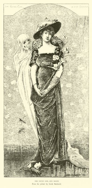 The Young Girl and Death by English School