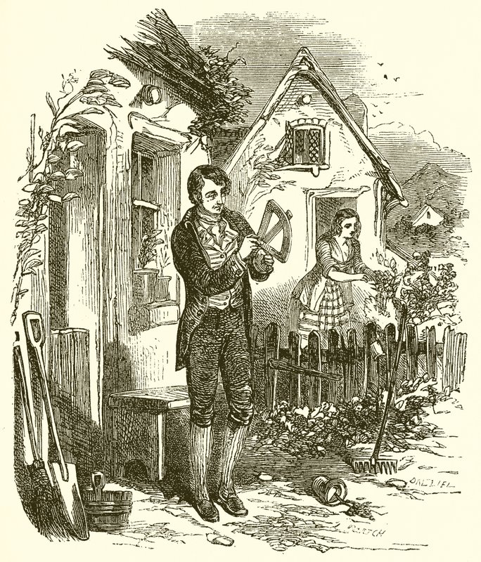 The Young Robert Burns by English School