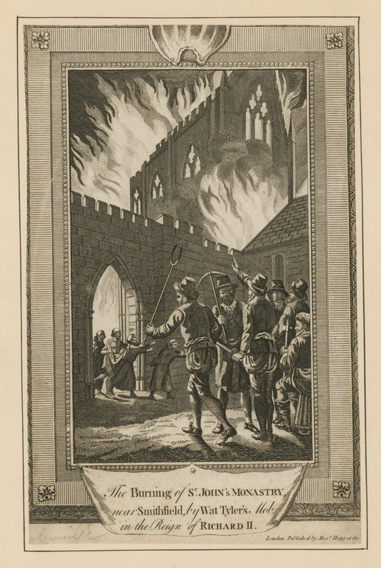 The burning of St John