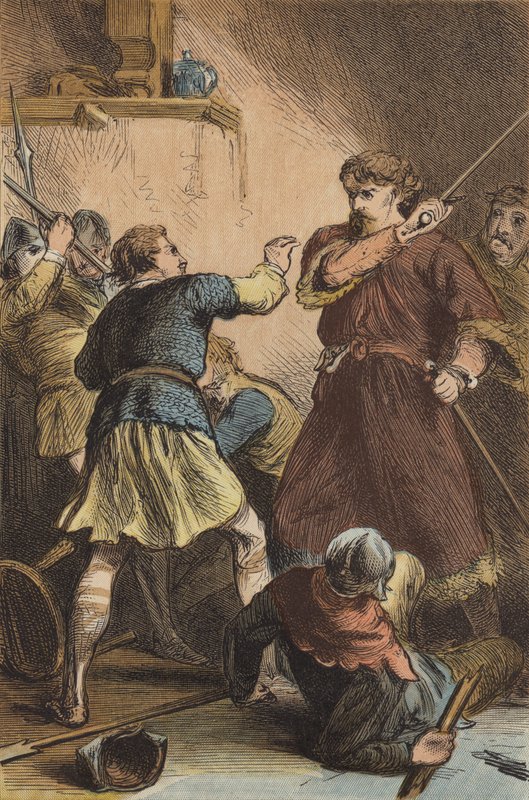 The Capture of Richard I by Leopold of Austria by English School