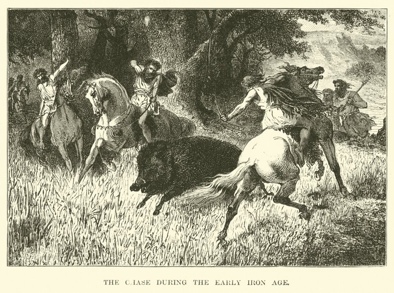 The Chase during the Early Iron Age by English School