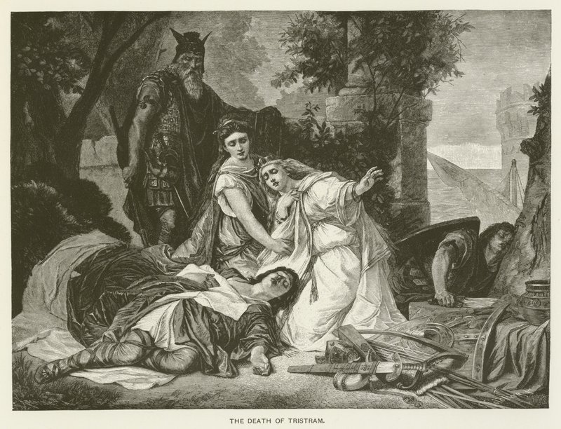The Death of Tristram by English School