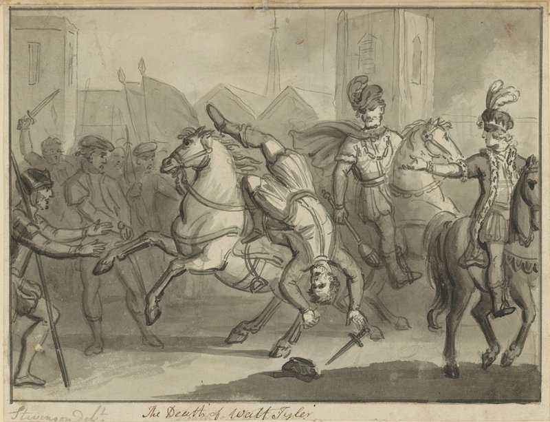 The Death of Wat Tyler by English School
