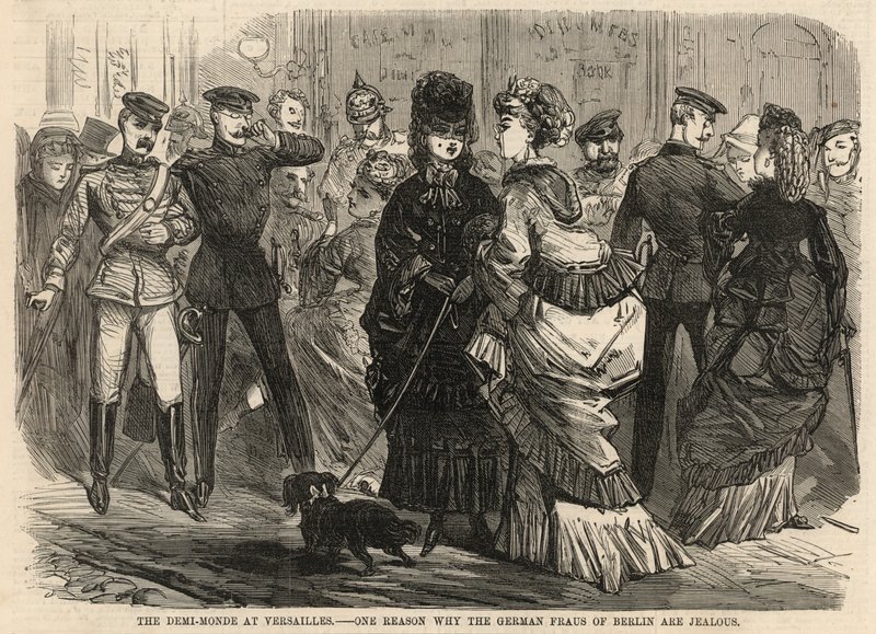 The Demi-Monde at Versailles by English School