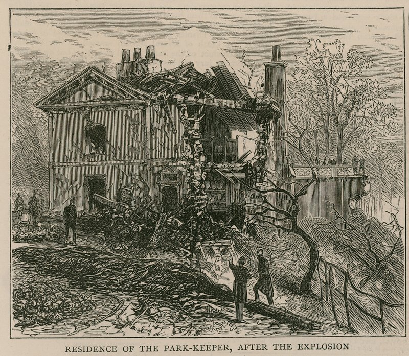 The explosion on the Regent