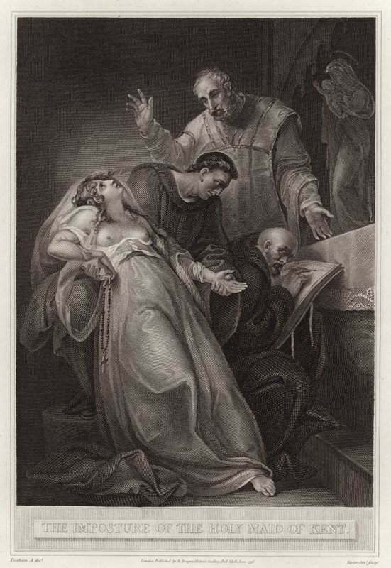 The Imposture of the Holy Maid of Kent by English School