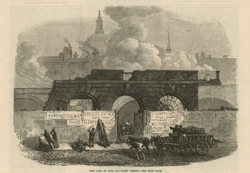 The Last Stand of the Old Fleet Prison by English School