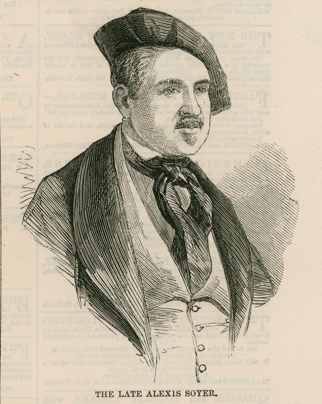 The late Alexis Soyer by English School