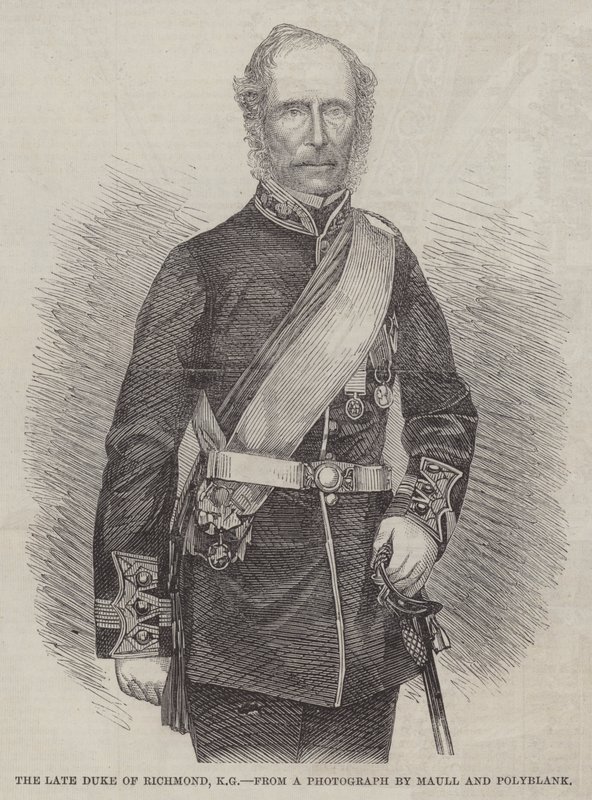 The late Duke of Richmond, KG by English School