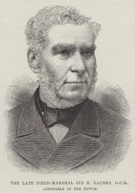 The late Field-Marshal Sir R Dacres, GCB, Constable of the Tower by English School