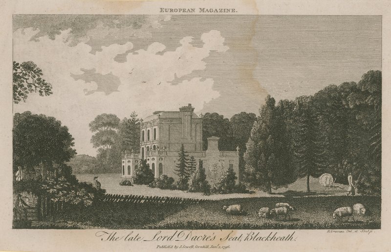 The Late Lord Dacres Seat in Blackheath by English School