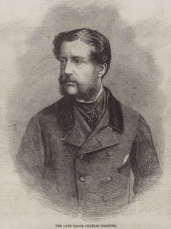 The late Major Charles Nasmyth by English School