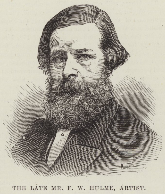 The late Mr F W Hulme, Artist by English School