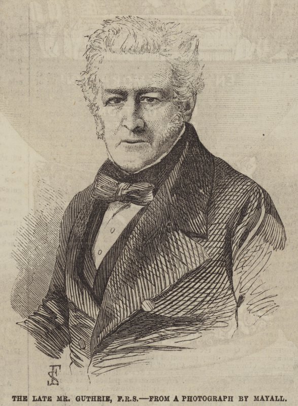 The late Mr Guthrie, FRS by English School