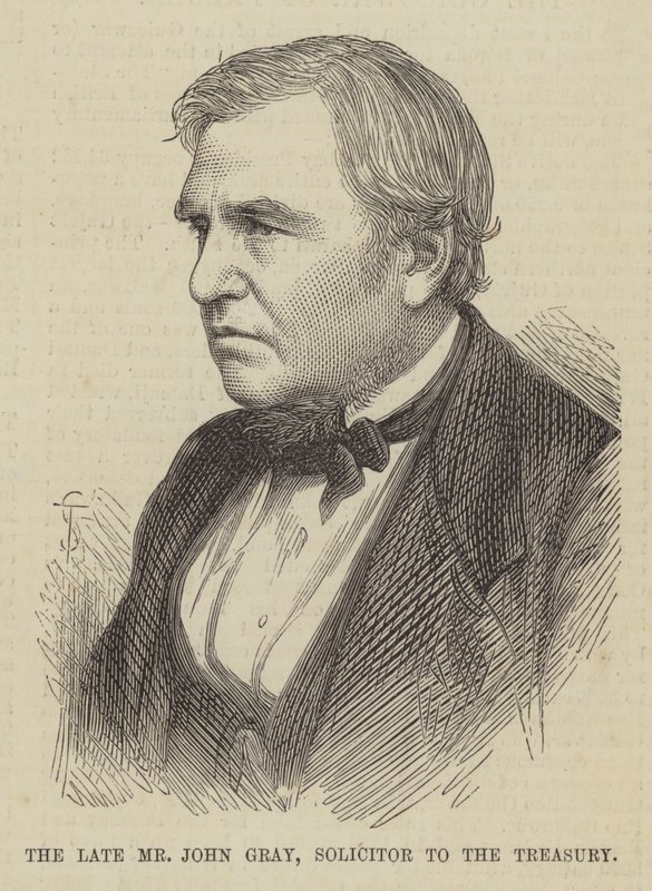 The Late Mr John Gray, Solicitor to the Treasury by English School