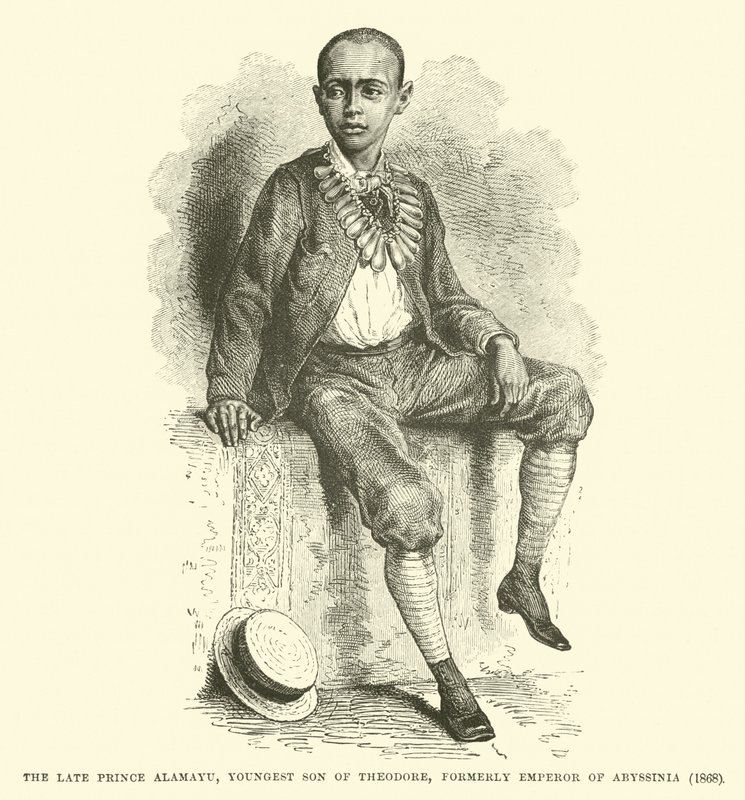 The Late Prince Alamayu, Youngest Son of Theodore, Formerly Emperor of Abyssinia, 1868 by English School