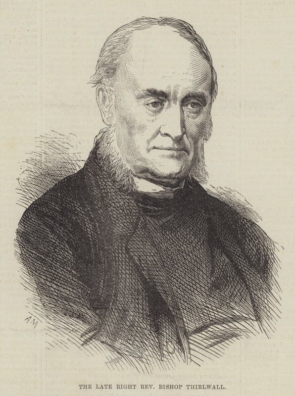 The late Right Reverend Bishop Thirlwall by English School