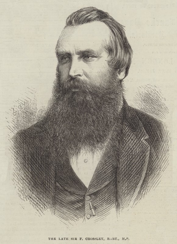 The late Sir F Crossley, Baronet, MP by English School