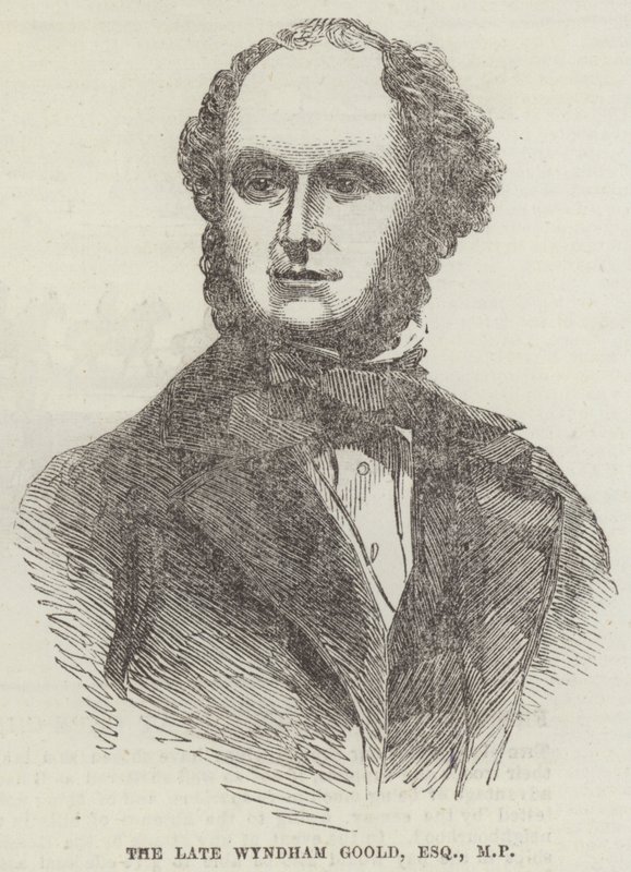 The late Wyndham Goold, Esquire, MP by English School