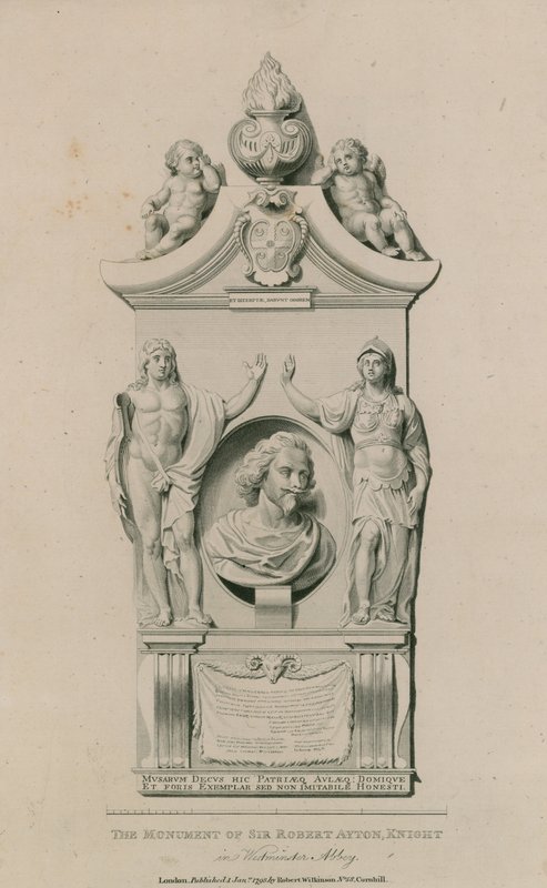 The Monument of Sir Robert Ayton by English School