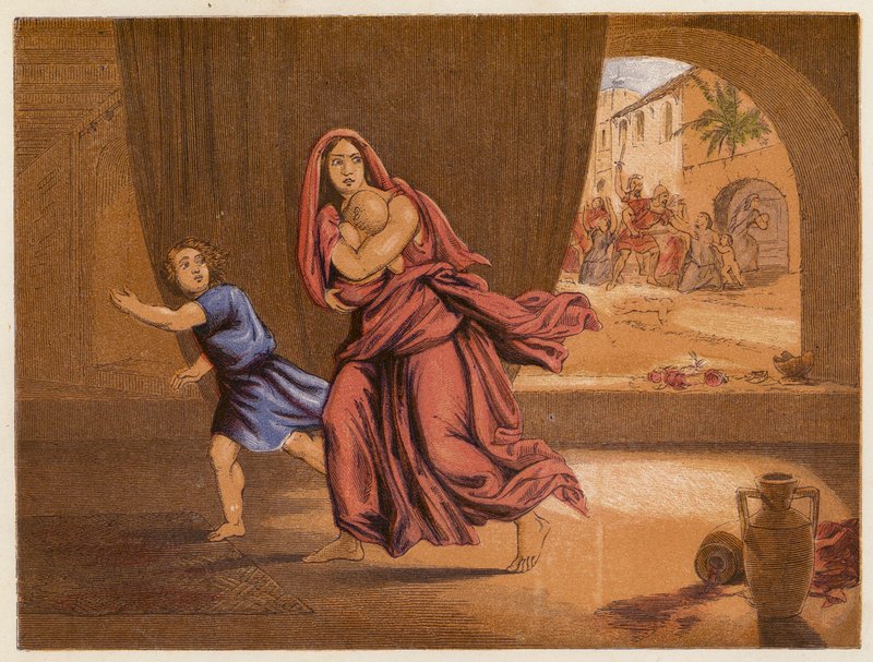 The murder of the innocents by English School