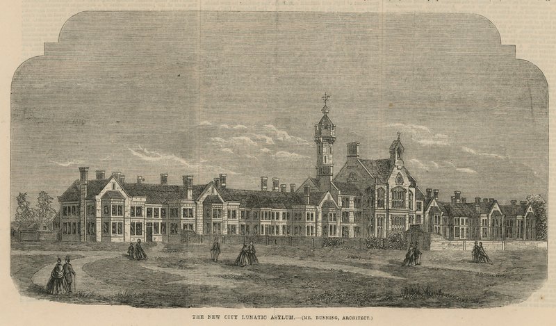 The New City Lunatic Asylum by English School