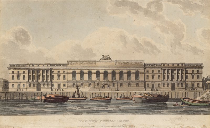 The New Custom House by English School