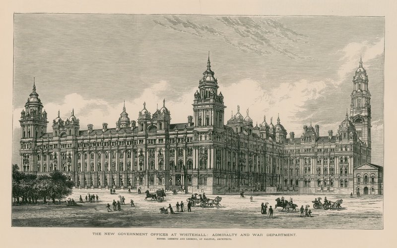 The New Government Offices at Whitehall by English School