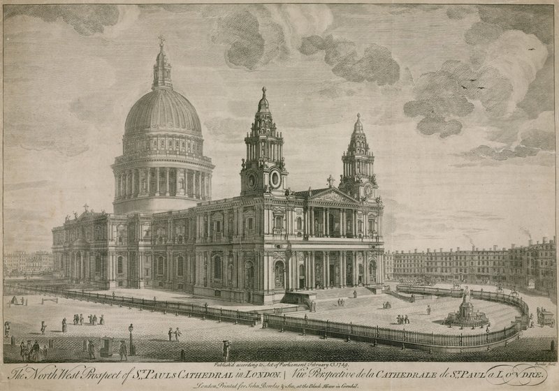 The northwest prospect of St Paul