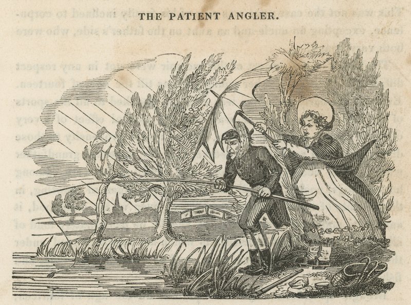 The Patient Angler by English School