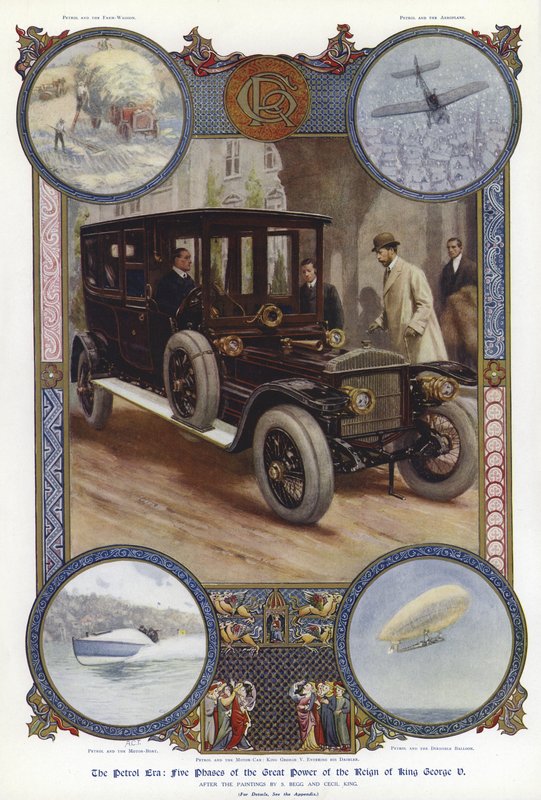 The petrol era: five phases of the great power of the reign of King George V by English School
