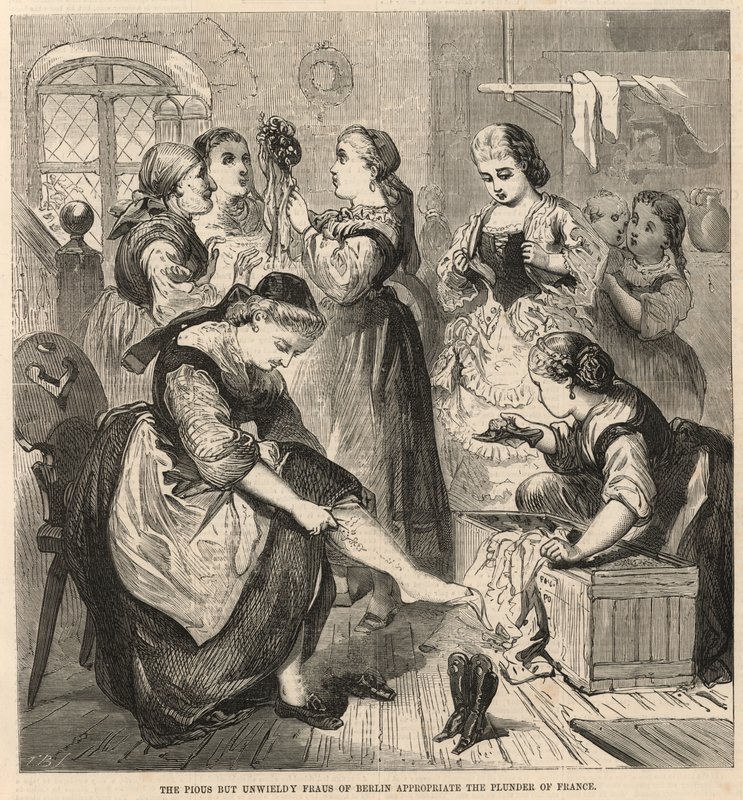 The Pious but Unwieldy Fraus of Berlin Appropriate the Plunder of France by English School