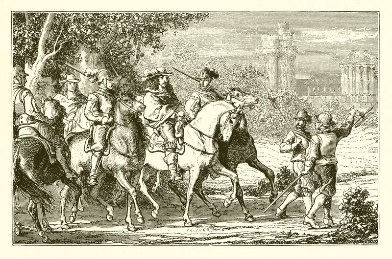The Princes Led to Vincennes by English School