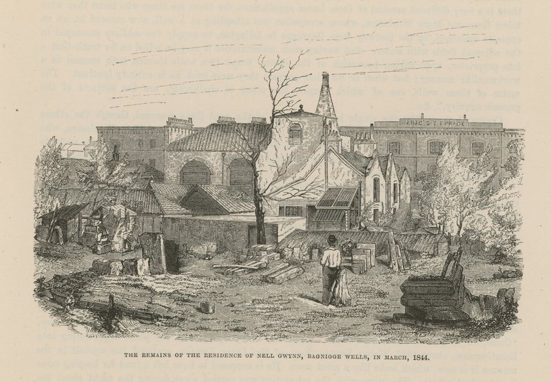 The Remains of the Residence of Nell Gwynn by English School