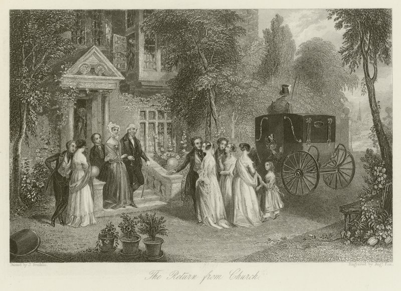 The Return from Church by English School