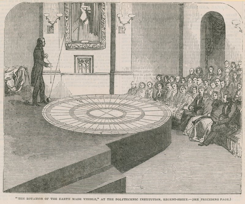 The Rotation of the Earth Made Visible by English School
