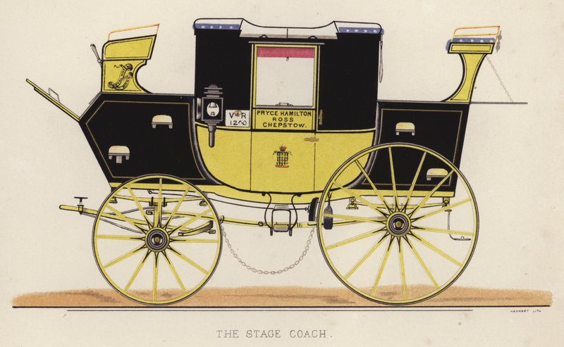 The stage coach by English School