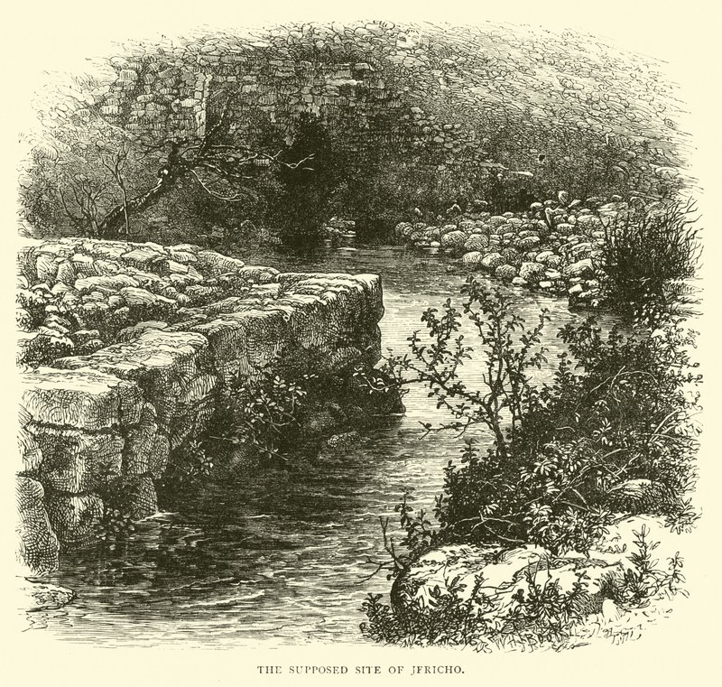 The Supposed Site of Jericho by English School