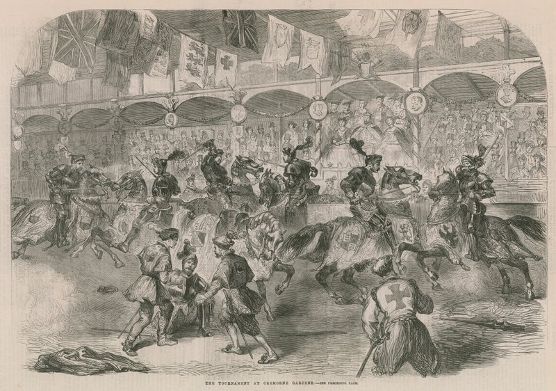 The tournament at Cremorne Gardens by English School