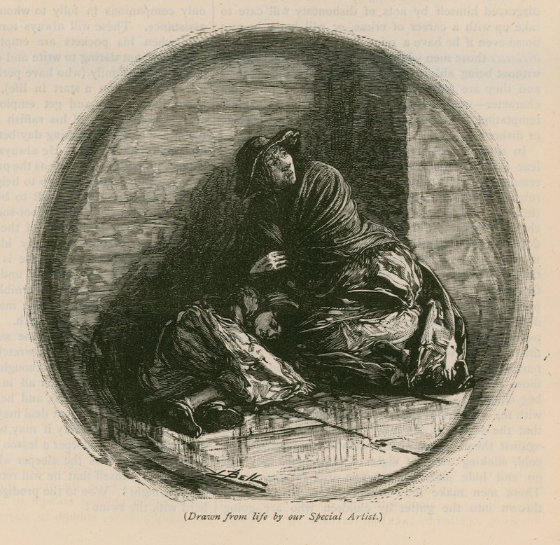 The Way Some Folk Live: Lodgers in London Arches by English School