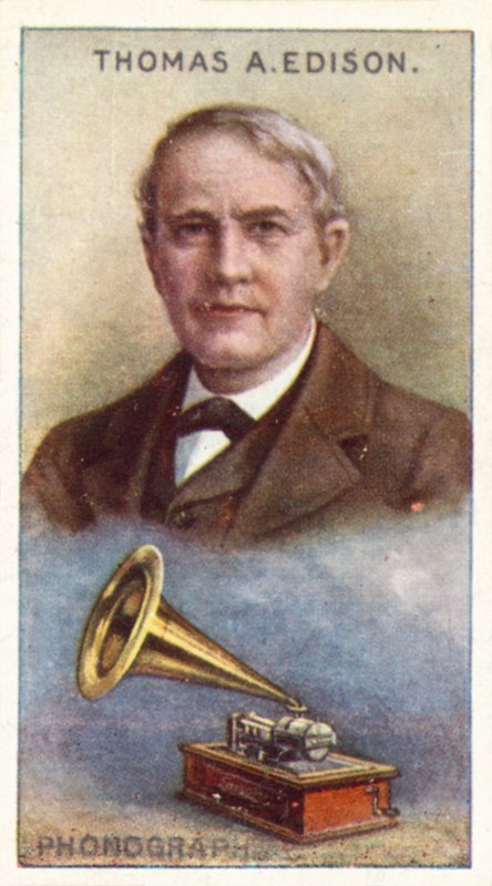 Thomas Alva Edison, Phonograph by English School